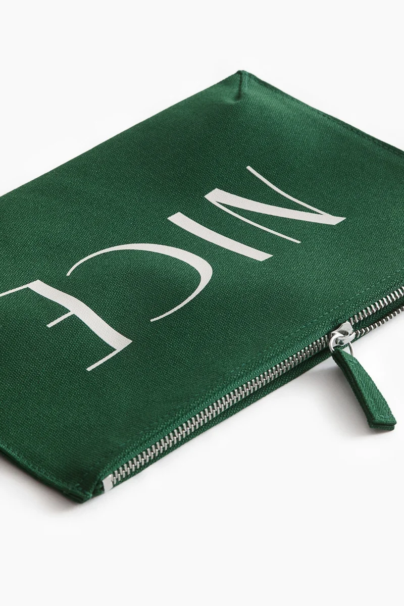 اتش اند ام حقيبة شاطئ قماشية